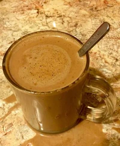 Кофе с шоколадом и сгущеным молоком