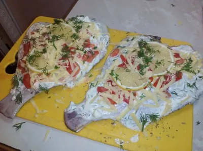 Камбала в духовке