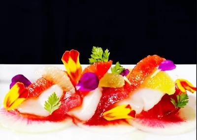 Гребешки в цитрусовом соусе