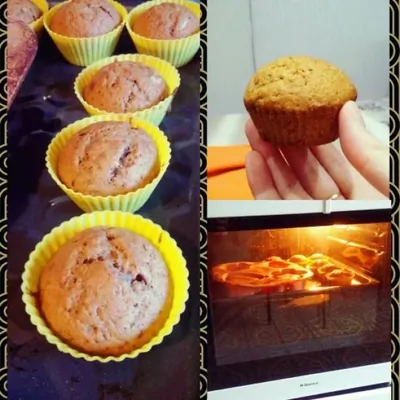 Маффины с бананом и корицей