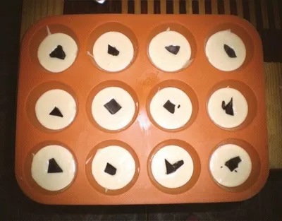 Маффины с шоколадной начинкой