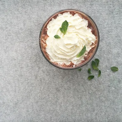 Мятный горячий шоколад