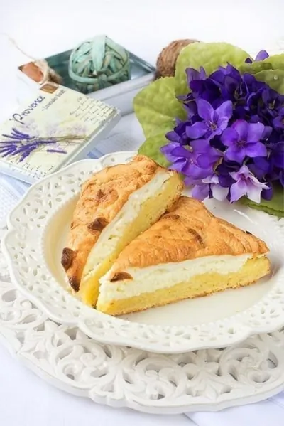 Диетический пирог с творогом