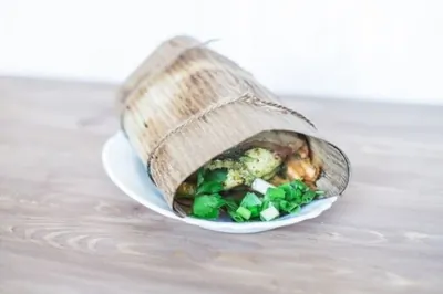 Куриная грудка с беконом, запеченная в гриль-бумаге