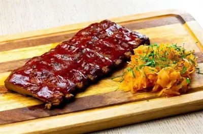 Свиные ребра под соусом Jack Daniel's