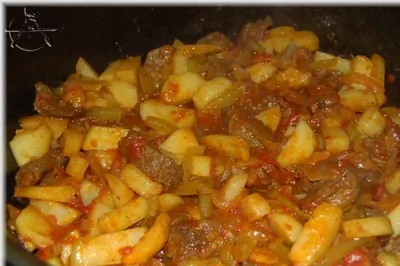 Азу по татарски с картофелем