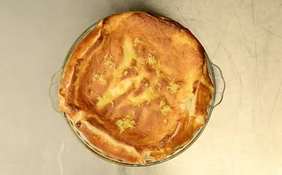 Тарт с рикоттой, лимонной цедрой и цукатами