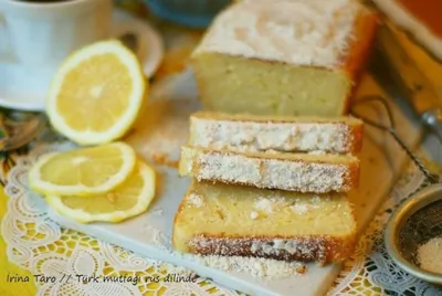 Лимонный торт с кокосом (Limonlu Hindistan Cevizli Kek)