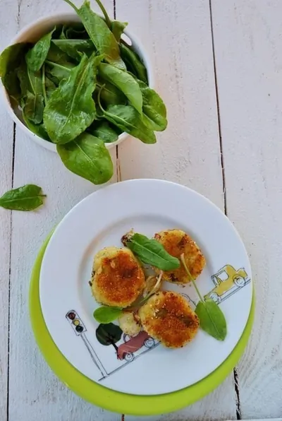 Картофельные котлеты со щавелем