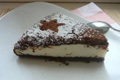 Шоколадно-творожный пирог