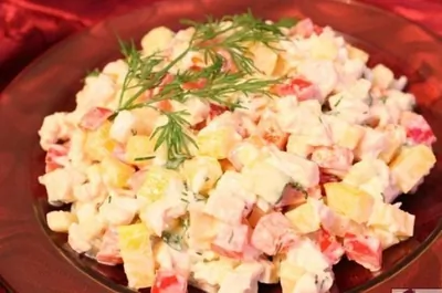 Нежный салат для дам