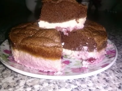 Шоколадный творожный торт без сахара