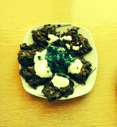 Грибные оладьи