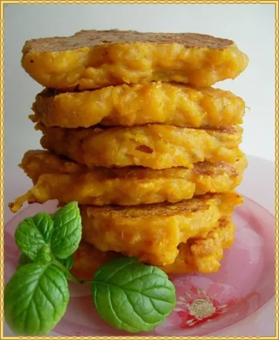 Оладушки из тыквы с бананом