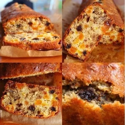 Кекс с сухофруктами и орехами (Cupcake with dried fruit and nuts)