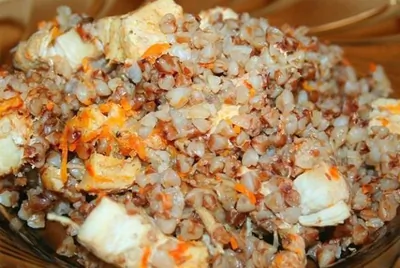 Гречка с курицей в мультиварке
