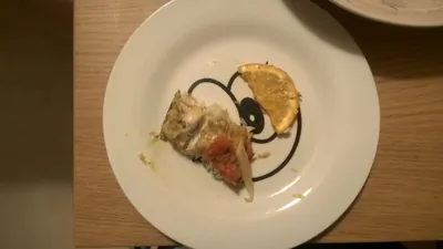 Судак запеченный в фольге под горчичным соусом