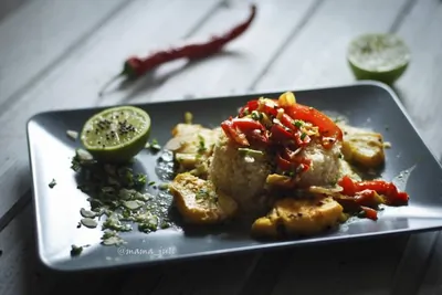 Треска с кускусом по мароккански