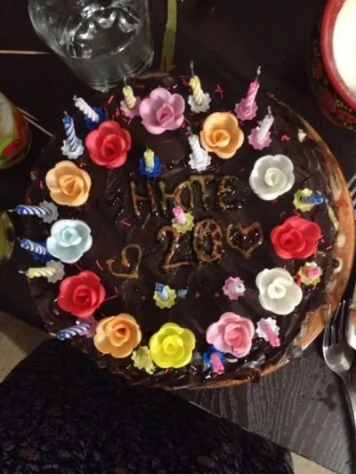 Торт коржевой с заварным кремом и фруктами