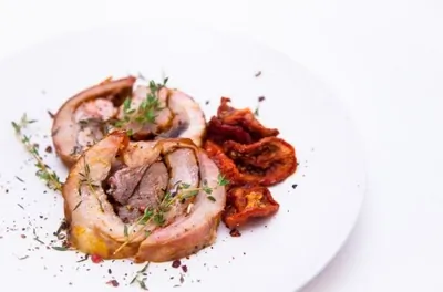 Запеченная свиная пузанина