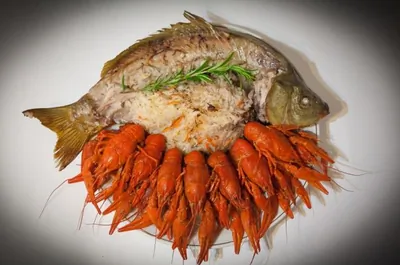 Карп с квашеной капустой