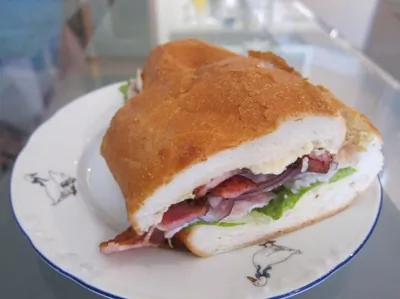 Чиабатта с беконом