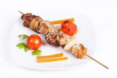 Свиные шашлычки в духовке