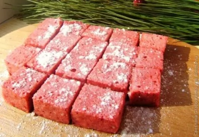 Рахат-лукум из клубники