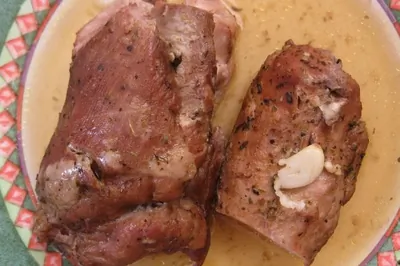 Индейка запеченная в духовке «а ля буженина»