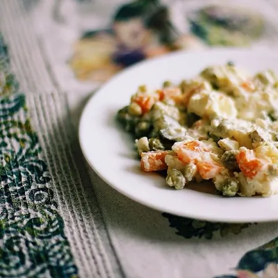 Вегетарианский оливье