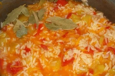 Вегетарианский плов по болгарски