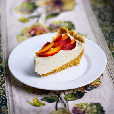 Чизкейк из творога на агар-агаре