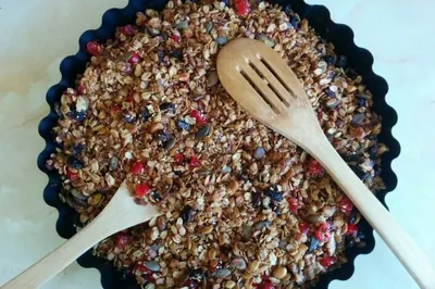 Фруктово-ореховая гранола