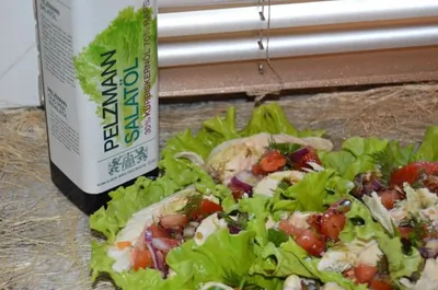 «Лодочки» с начинкой из курицы