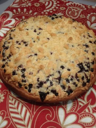 Пирог из черники
