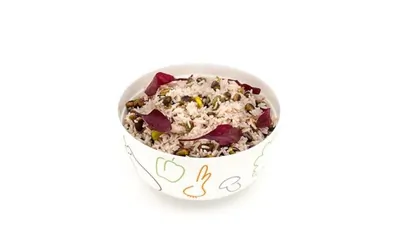 Рисовая каша с фисташками