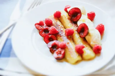 Жареные в карамели бананы