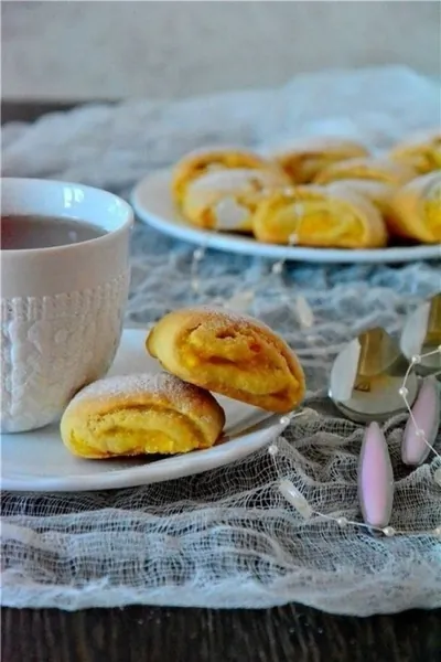 Печенье с апельсиновой начинкой