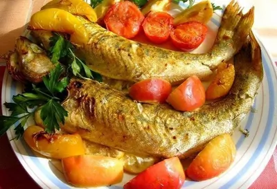 Форель в апельсинах