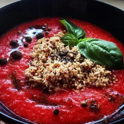 Гаспачо с киноа