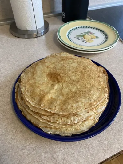 Тонкие блины на кефире