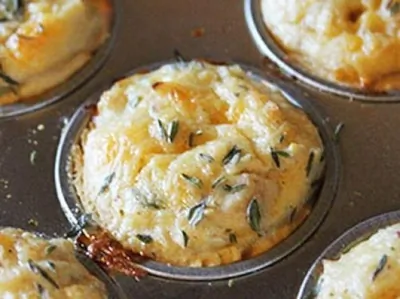 Картофельные тарталетки с тмином и базиликом «Аморе»