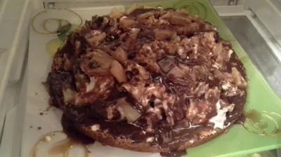 Сметанный торт с ананасами