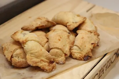 Рогалики с яблочным вареньем