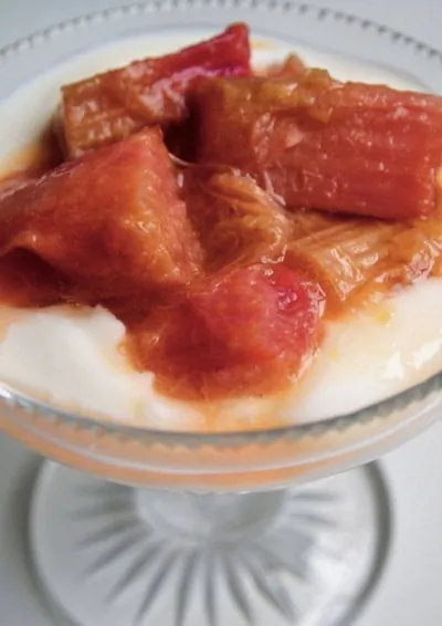 Компот из ревеня с апельсином