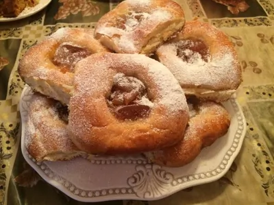 Ватрушки с грушевым джемом