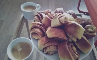 Домашние булочки с корицей