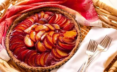 Немецкий сливовый пирог