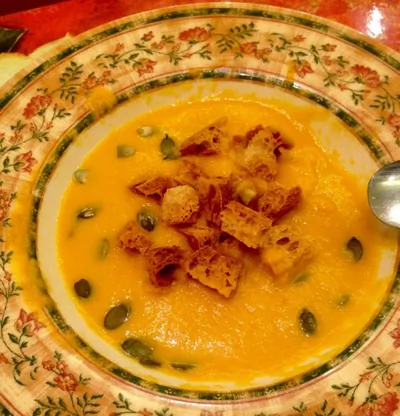 Тыквенный суп с кокосовым молоком