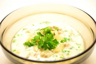 Шотландский суп «куллен скинк» с копченой рыбой